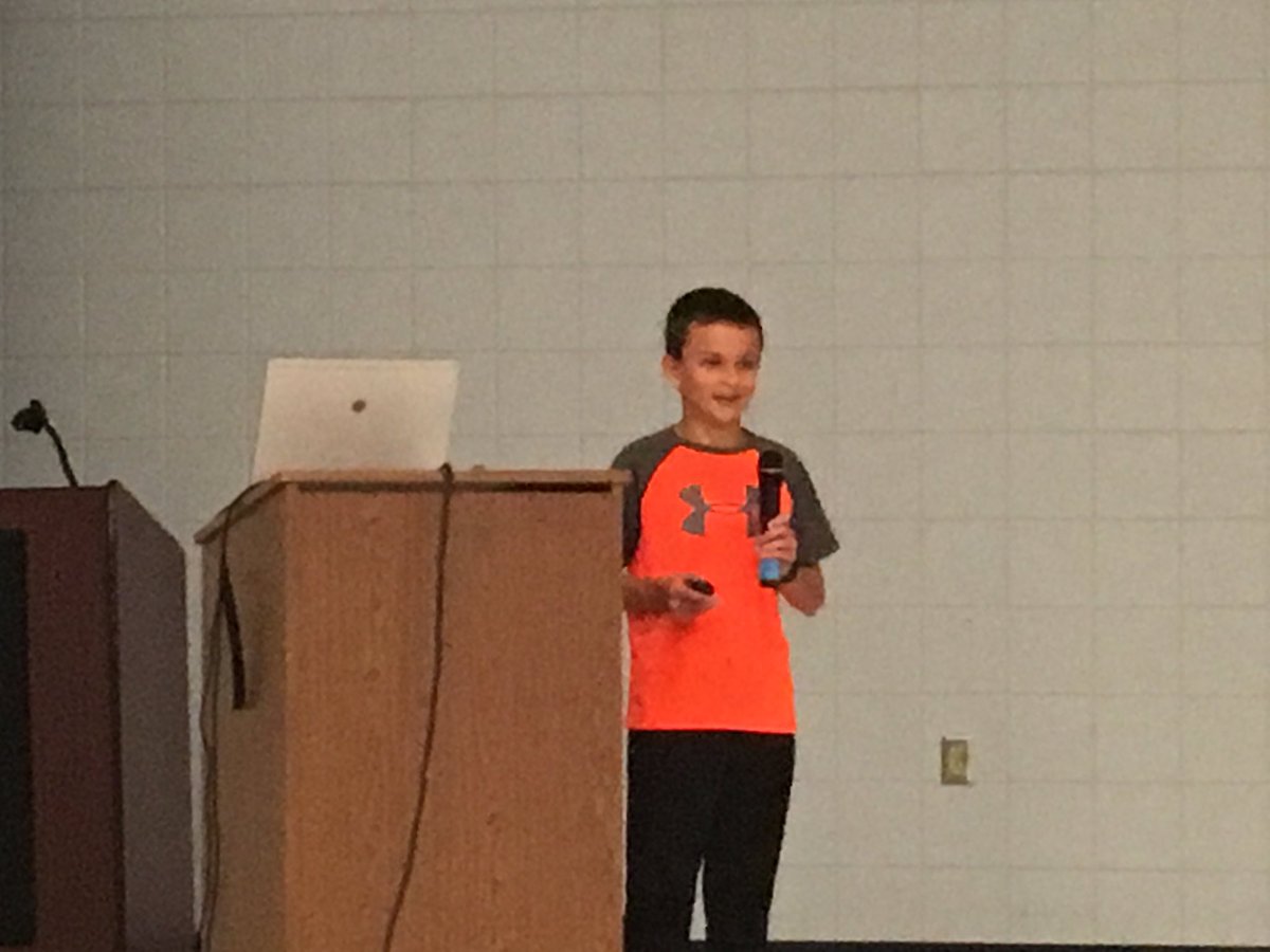 Awesome day with Ms. James and her students presenting 20% Projects &amp; Ted Talks. #flywithus