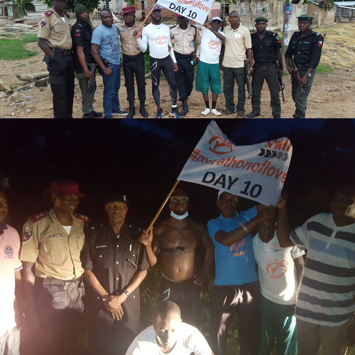 Day10of17 #marathonoflove <a href="/ProudlyAustin/">Austin Okon-Akpan</a>  <a href="/channels_sports/">Channels Sports</a>  <a href="/MSF/">MSF International</a>