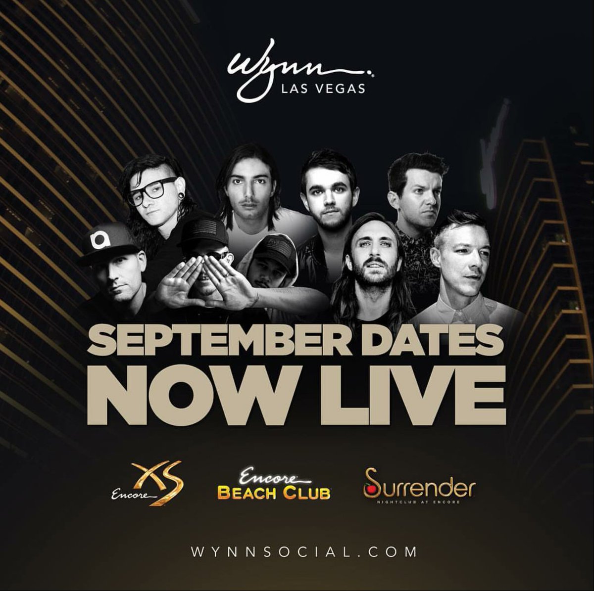 lvkittykat's tweet photo. Check out the September line up! @EncoreBeachClub @SurrenderVegas @XSlasvegas https://t.co/LYSEb9hF2D