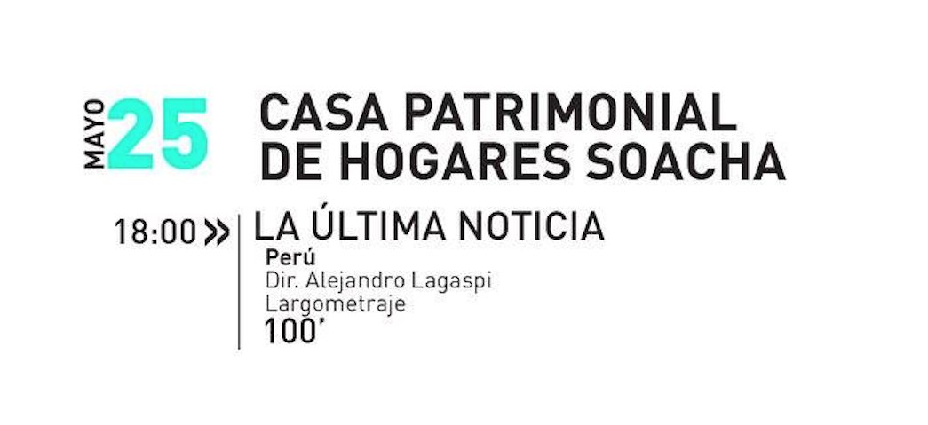 reporteratv's tweet image. MAÑANA inauguración @FestCineDDHH se realizará en la Casa Patrimonial de Hogares #Soacha @PlataformaJSUA @IRAorg