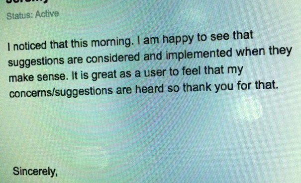 Wealthbox's tweet photo. Keywords: "happy" "great" ...#FeatureSuggestions in #CRM https://t.co/uozb9h1bJ1
