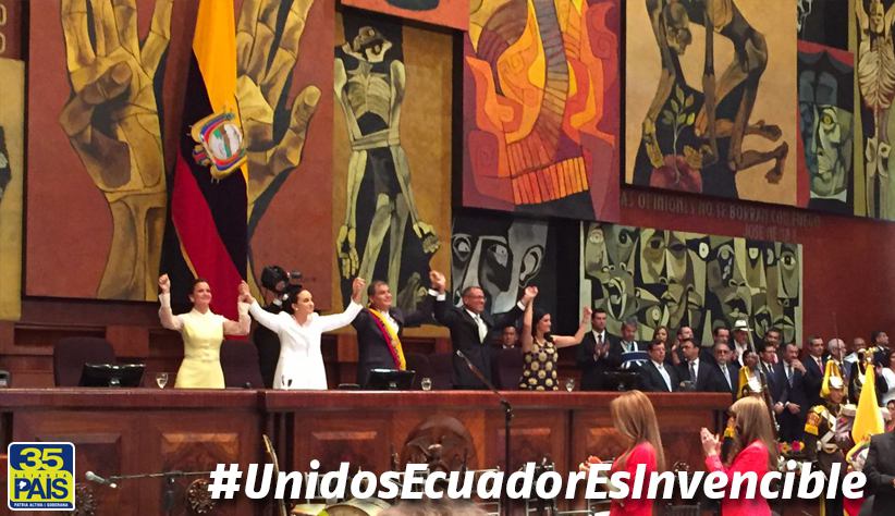 35MOVER's tweet photo. #UnidosEcuadorEsInvencible @MashiRafael: "#Ecuador ha vivido un verdadero cambio de época". @dorissoliz https://t.co/ARF8CFByyR