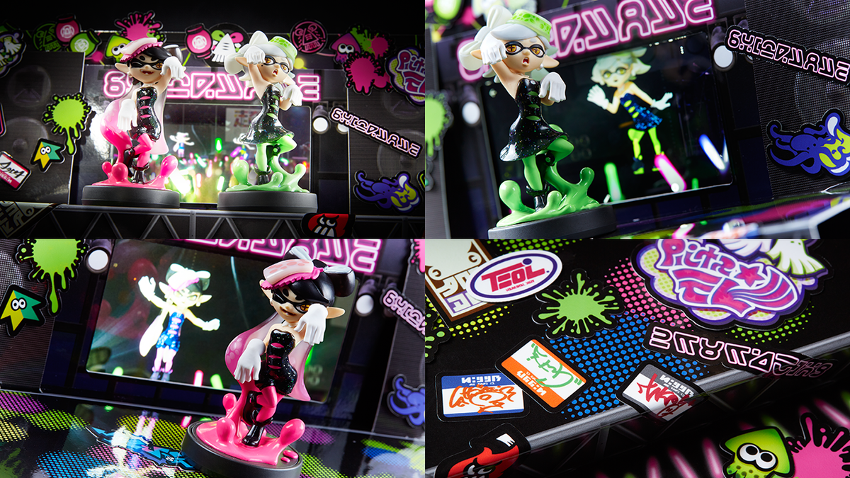 Splatoon スプラトゥーン 7月7日のシオカラーズamiiboの発売に合わせ シオカライブ を再現できる ジオラマキットの発売が決定した 3dsやスマートフォンをセットして映像を流すことができる特別な構造だ T Co 6ft5vwhypn