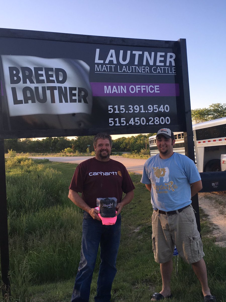 Thanks Jason Boyle &amp; Damien Gallagher Of Western Iowa For Stopping By Matt Lautner Cattle Today!