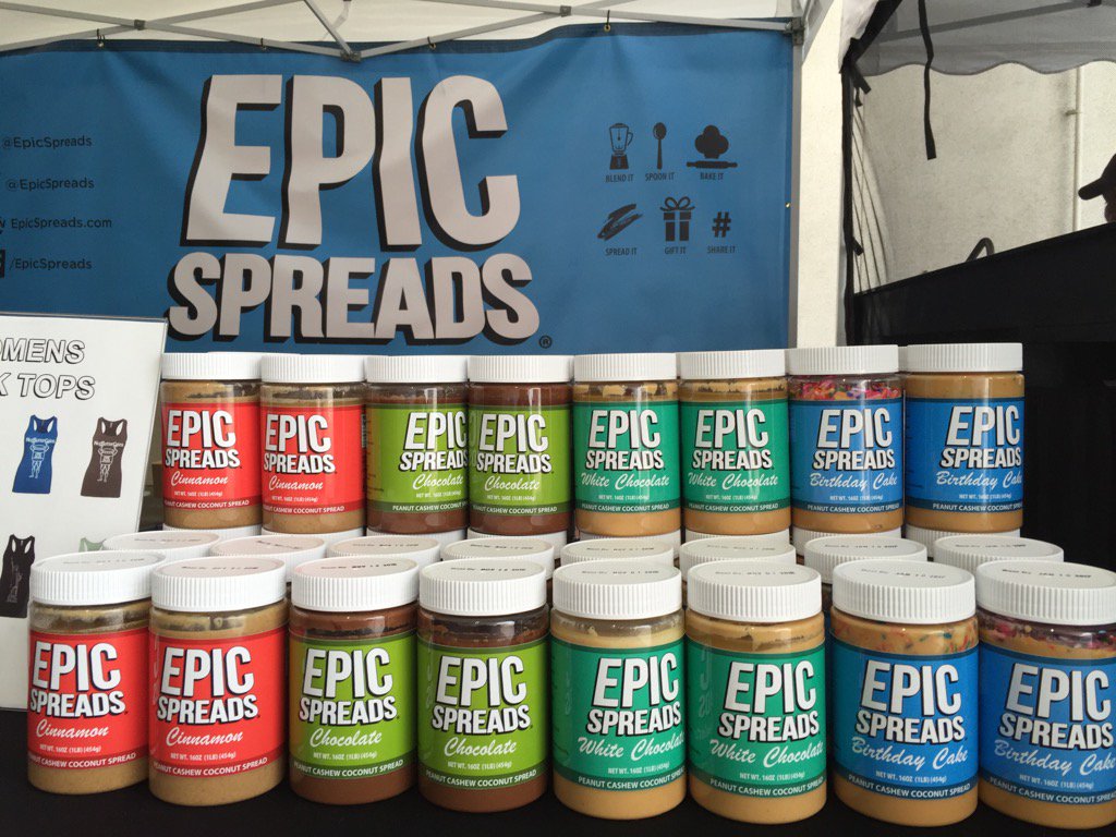 ShermanOaksFM's tweet photo. Epics Spreads is here with healthy peanut and cashew spreads in dessert inspired flavors! @EpicSpreads https://t.co/qhLHYFObOv