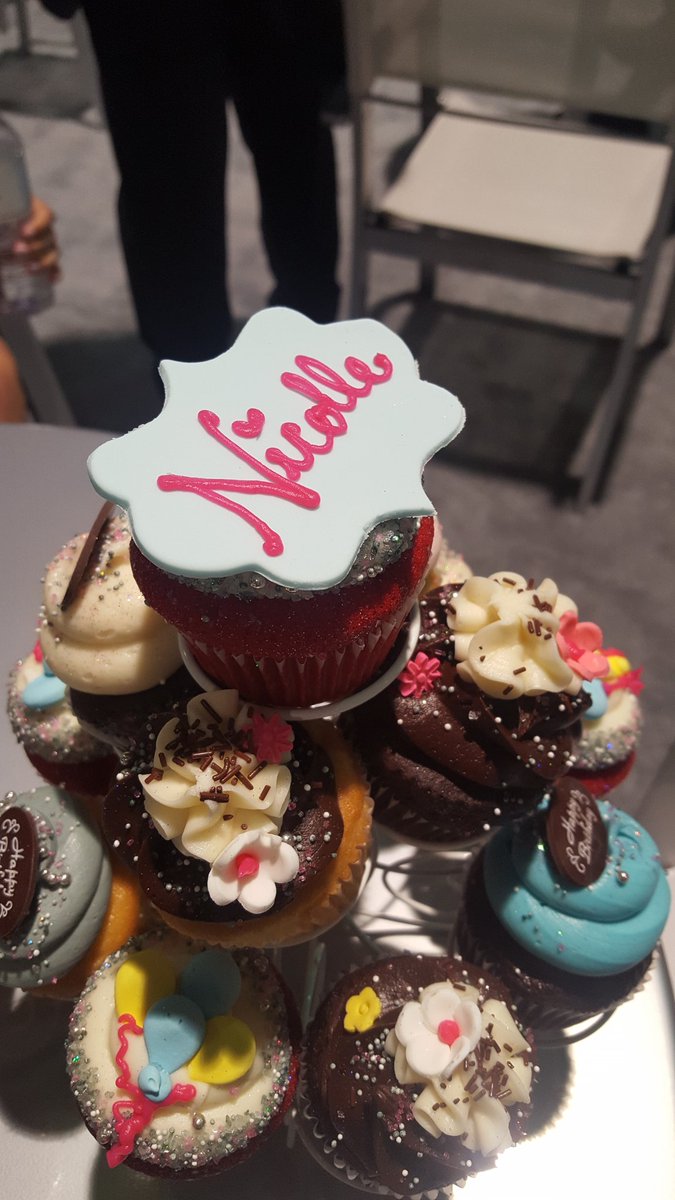 Celebrating a DLC birthday at the booth! #successLV