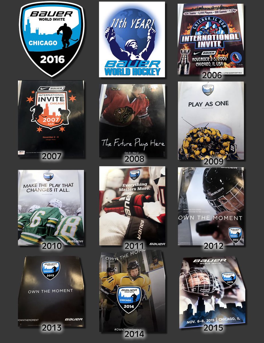 10 Great Years of <a href="/200x85/">200x85</a> Bauer World Hockey Invite Program Covers. Looking forward to Nov 4-6 new one <a href="/BauerHockey/">BAUER Hockey</a>
