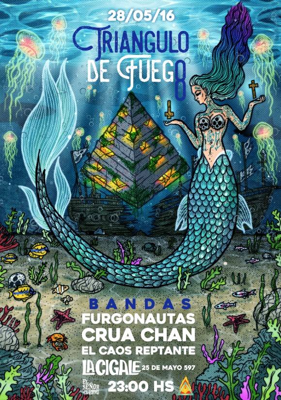 Furgonautas's tweet photo. El próximo sábado en el Ciclo Triángulo de Fuego - Vol VIII en La Cigale!! #FurgosLive! #DelCosmos #CaravanaFurgo https://t.co/VAxShCZyr2