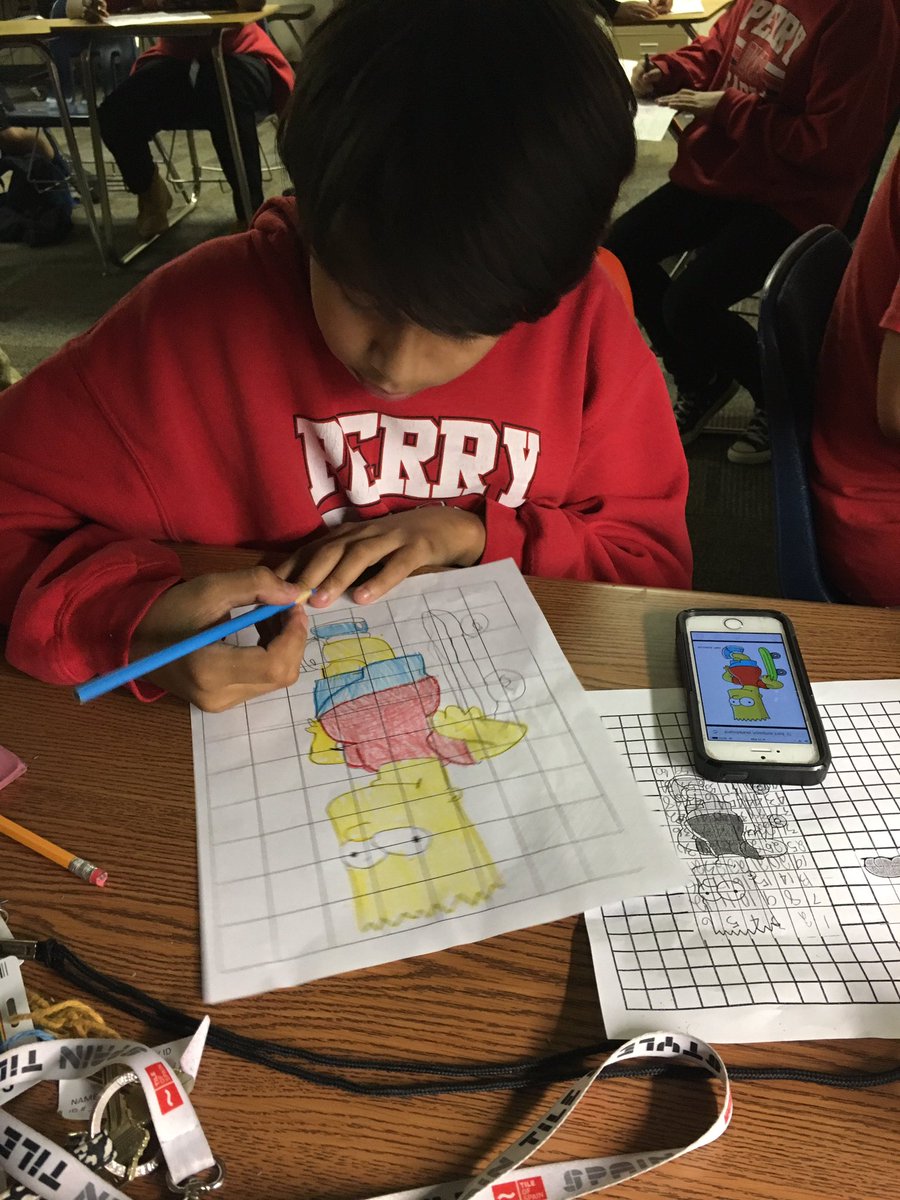 batemanmath's tweet photo. Creating scale drawings in 6th grade Math! #perryeagles https://t.co/REK5V9UMPl