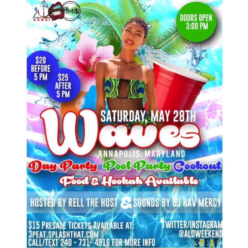 ALDWeekend's tweet image. Make sure you get your #WAVES advanced tickets ...🏊🏿🏊🏿🏊🏿🔥🔥🔥3peat.splashfest.com 

@Hav_Mercy @Rell_Iamthehost