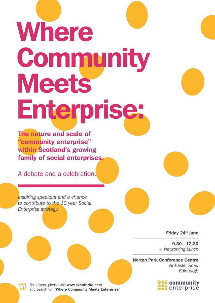 'Where Community meets Enterprise' only a few spaces left.