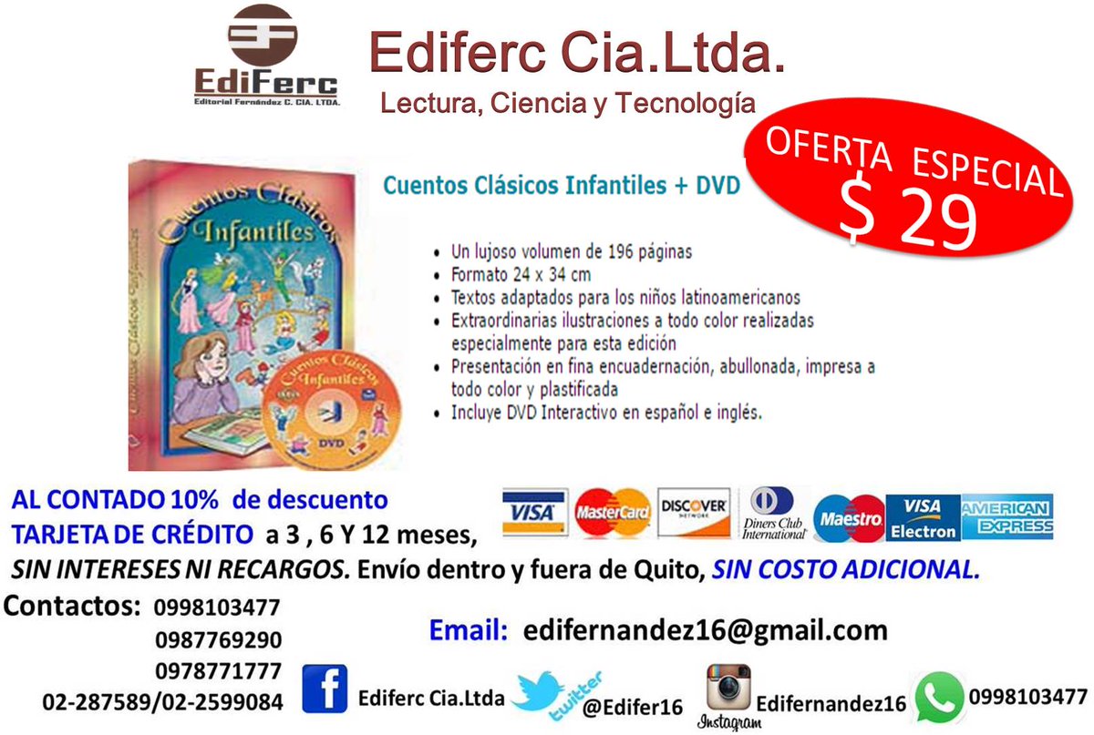 Ediferc16's tweet image. "No hay mejor regalo que un libro", PROMOCIONES para el DIA DEL NIÑO. Consiente al pequeño de casa! SÍGUENOS