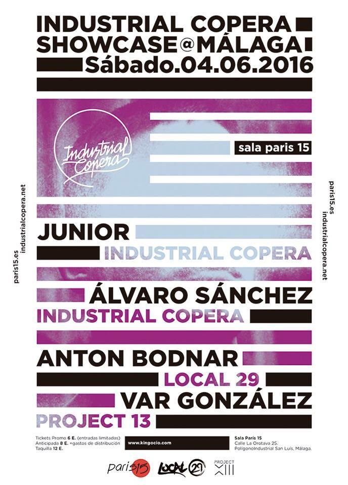 4 Junio en <a href="/Paris15Malaga/">París15</a> <a href="/InfoCopera/">Industrial Copera</a> showcase!
#technomusic #techno #industrialcopera #clubbing