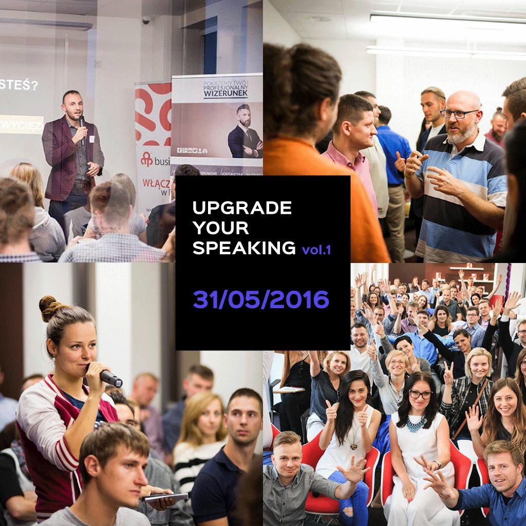 upgradebuzz's tweet photo. Upgrade Your Speaking Warszawa! 31.05.2016 r. @blpoland @BLSzczecin @szczecinblog @obezjanowicz @ColumbusPL https://t.co/gAUaxcrJZo