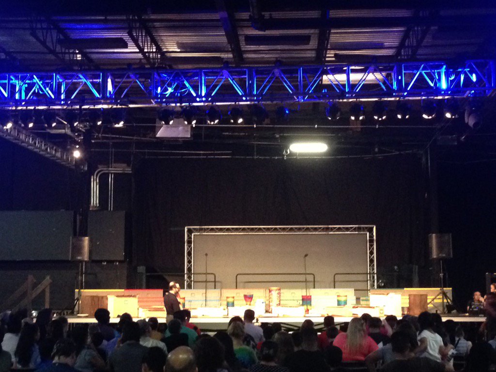 The stage is set and ready for our magical musicians!