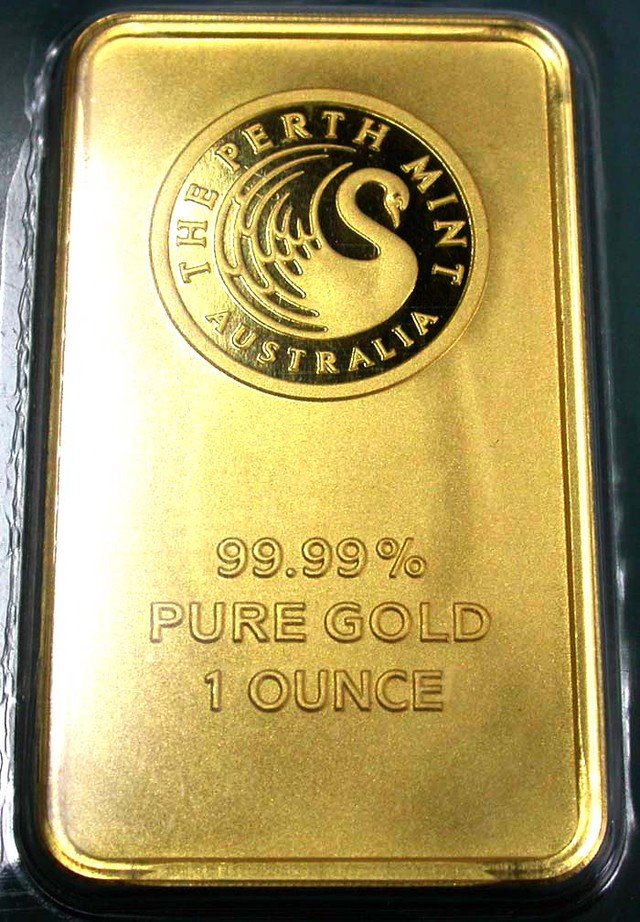 CAuctioned's tweet photo. Certified One Ounce Perth Mint Gold Bar https://t.co/ESyNWR7InL https://t.co/hzTIN5gWZN