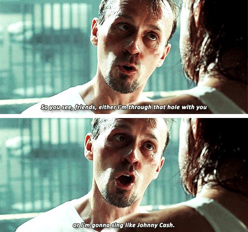 Prison Break Gifs on Twitter "Tbag has the best quotes