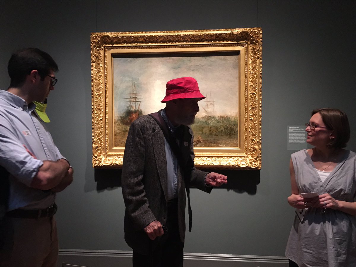 SeaportMuseum's tweet photo. Today our staff had a tour of Turner's Whaling Pictures exhibit @metmuseum by curator Alison Hokason #MetTurner https://t.co/7i8W4mGFBc