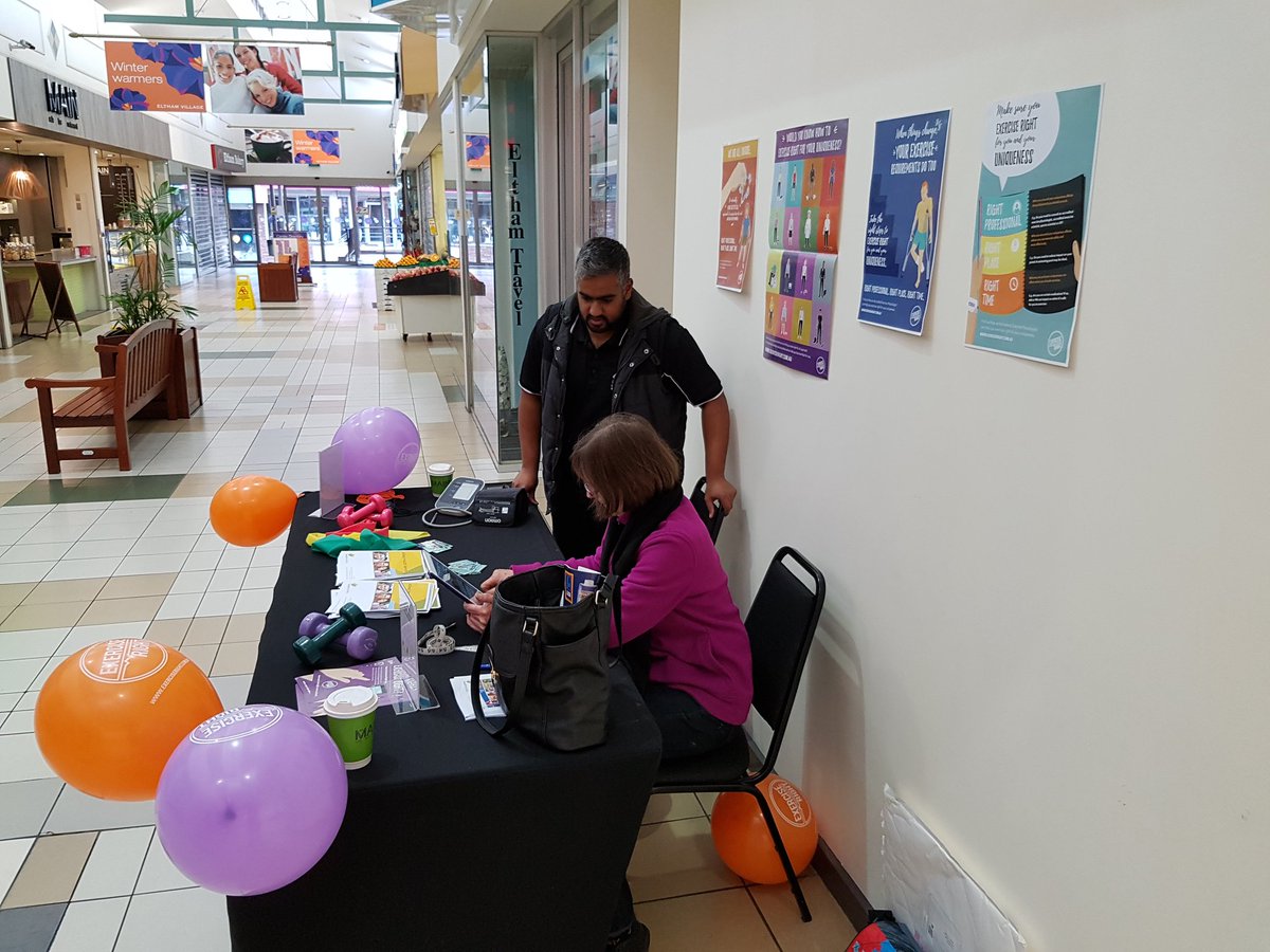 TimLathlean's tweet photo. Come visit us at Eltham Village Shopping Centre and do the #ExerciseRightWeek quiz @ESSA_NEWS #healthAbility https://t.co/dGhGpUHqPm