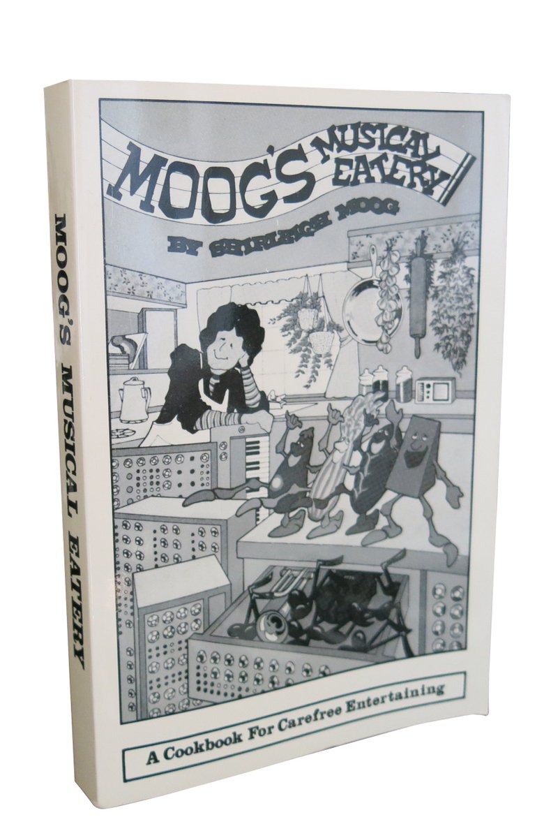 MoogDocumentary's tweet photo. "Moog's Musical Eatery" vintage NOS cookbook signed by Shirleigh Moog!
17 hrs to get yours! https://t.co/HulGcanpG6 https://t.co/vaHPanhHMs