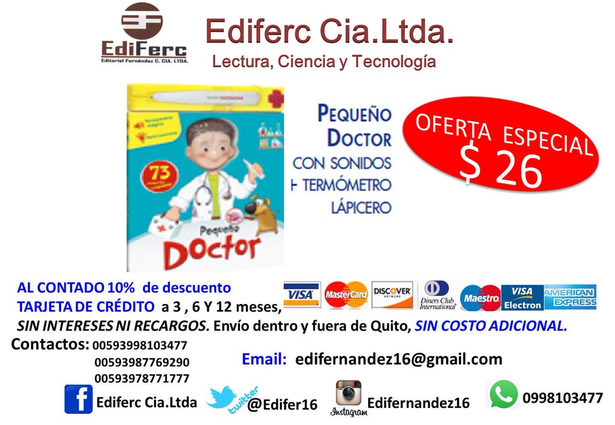 Ediferc16's tweet image. Los mejores oficios para aprender desde pequeños te ofrece Ediferc Cia.Ltda. en Dia del Niño.SIGUENOS