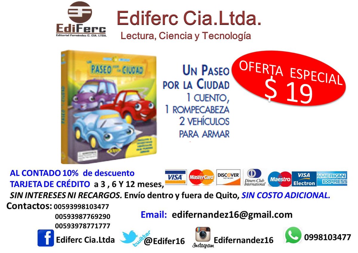 Ediferc16's tweet image. Los mejores oficios para aprender desde pequeños te ofrece Ediferc Cia.Ltda. en Dia del Niño.SIGUENOS