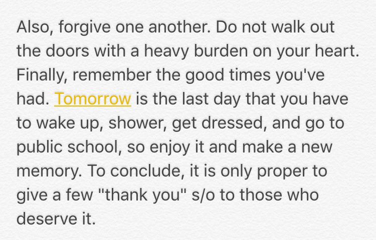 LCHSclassof16's tweet photo. A letter to the Class of 2016. 🎓 https://t.co/HQWGUWq3Pw