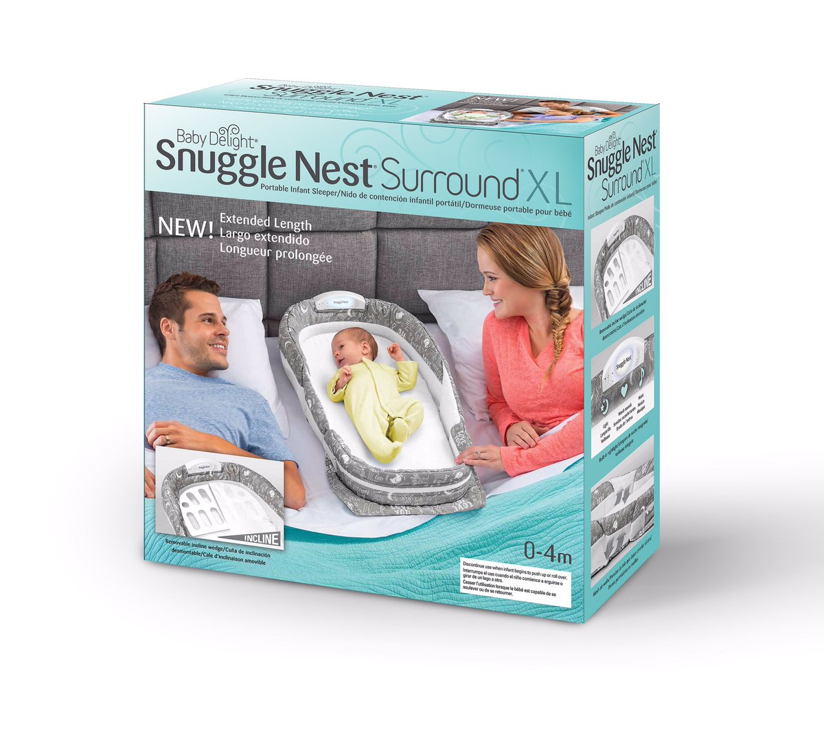 baby delight snuggle nest surround xl