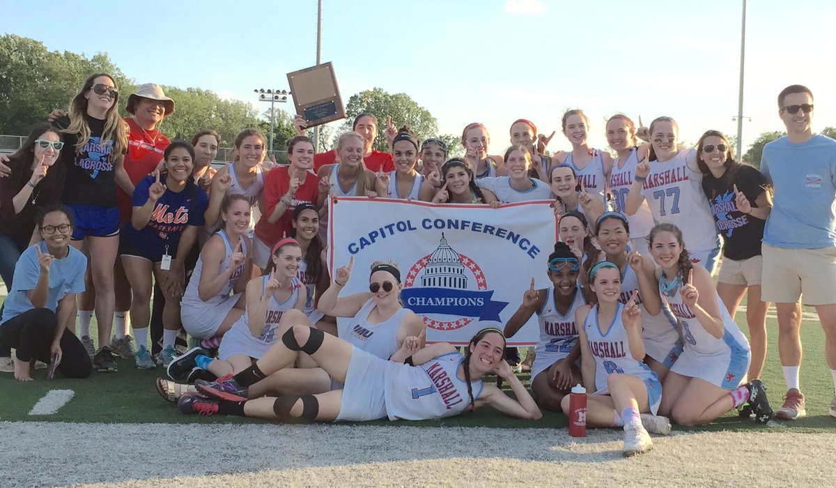 GIRLS LACROSSE ARE CONFERENCE CHAMPIONS!! #3PEAT #SQUAADUP 🎉🏆❤️💙💍