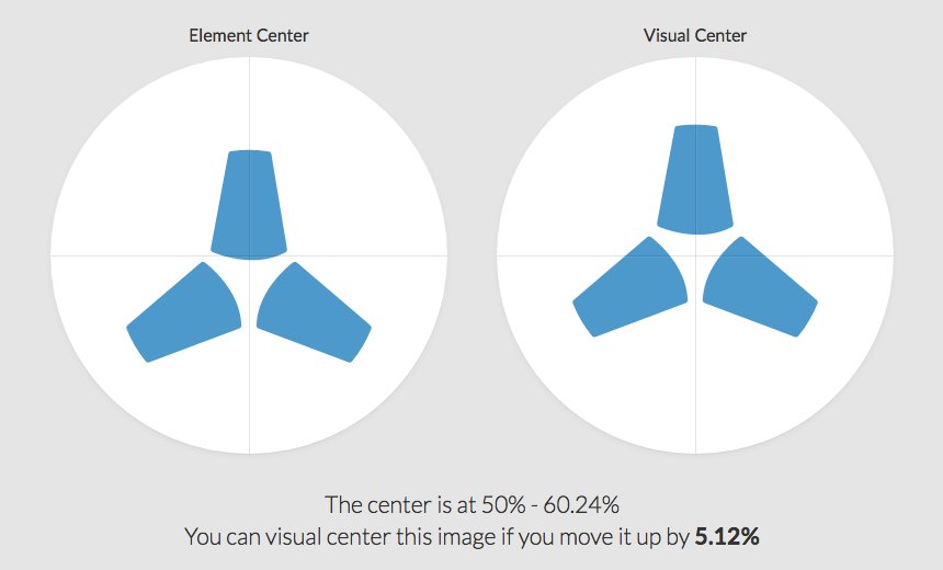 thering1223's tweet image. 포토샵같은 디자인툴에서 가운데 정렬하면 각 요소의 수치를 기준으로 정렬하여 실제로 보면 어색한 경우가 많음. VISUAL CENTER는 시각적으로 적합한 가운데 정렬을 알려주는 사이트