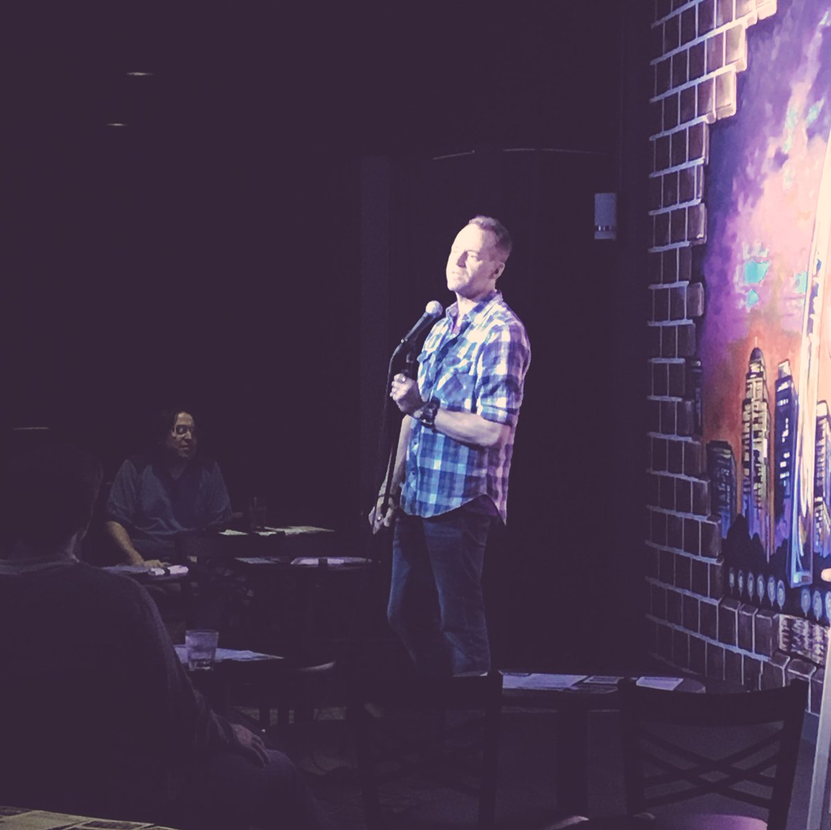 HeliumComedySTL's tweet photo. Our good friend @jeremyessig dropping in at Open Mic tonight. #TwoMicTuesday https://t.co/pg5sSqdrIy
