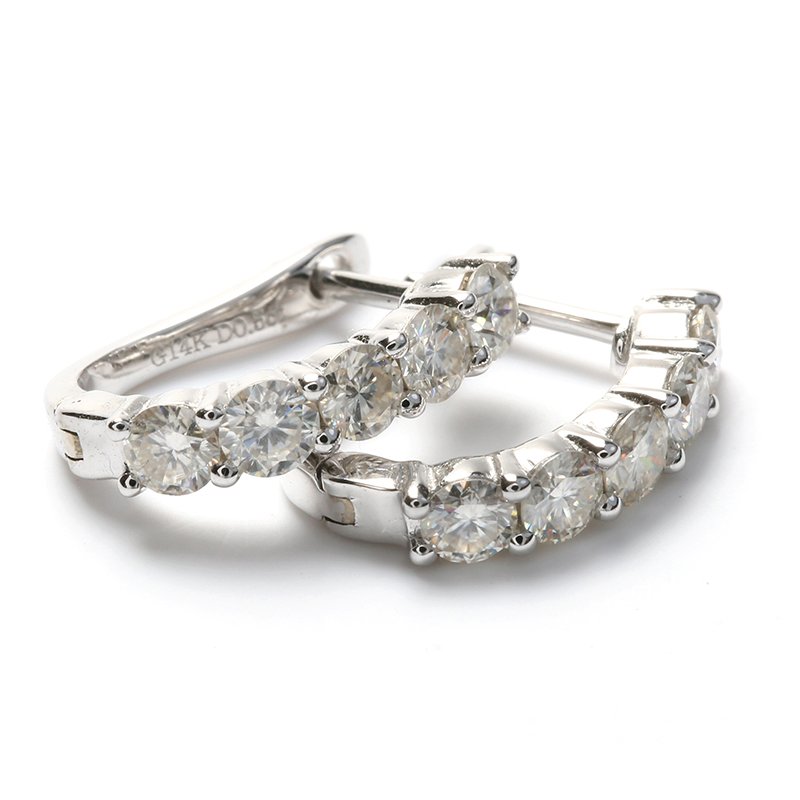 MyTransgems's tweet photo. Stackable Eternity Moissanite Hoop Earrings https://t.co/eWlpPhmZeL