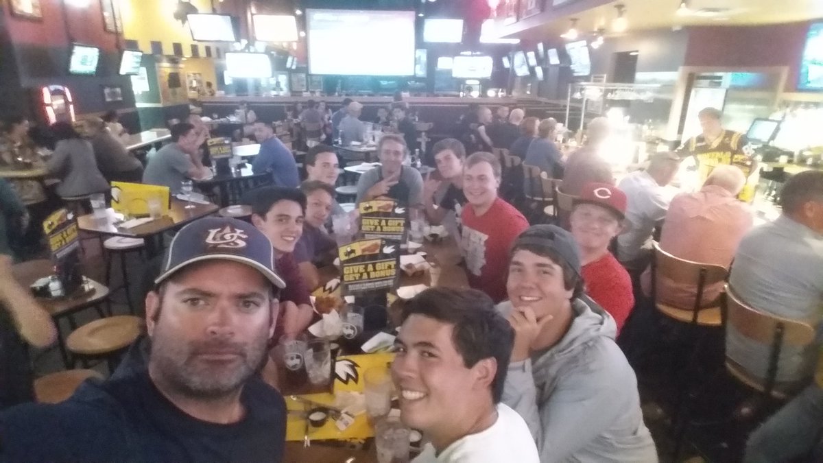 cack92's tweet photo. All of these guys are my favorite former students. @nweston8 @JacobC_1 @huntergamble @DanielMcG34 @Cschneider27 https://t.co/x7to9e1Wt4
