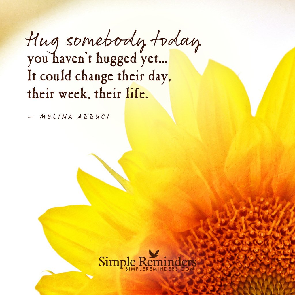 HYHUTriangle's tweet photo. "@SimpleReminders: Hug somebody today you haven't hugged yet... It could change their day, their week, their life" https://t.co/KJBuwtQuGp