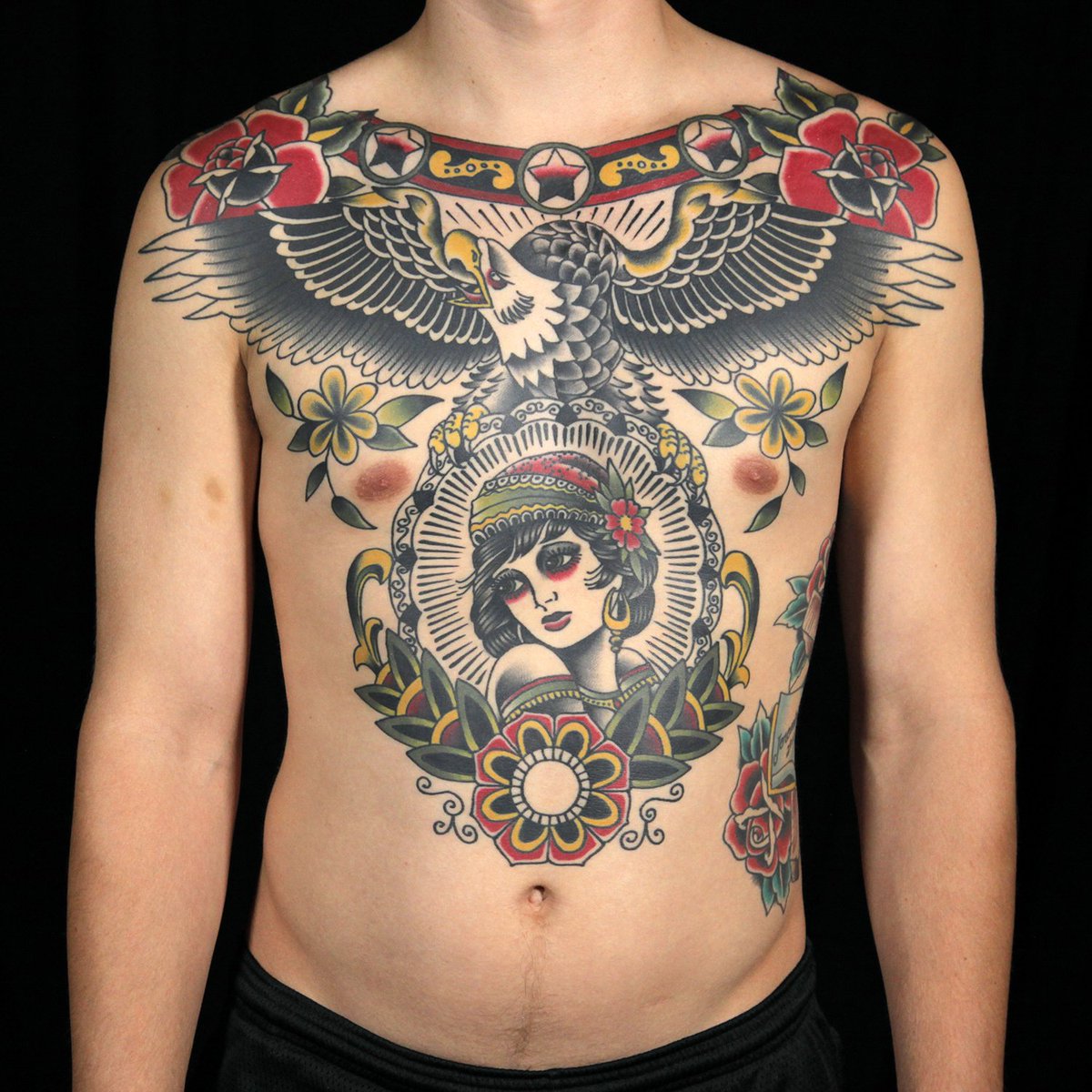 inkmaster's tweet photo. Last chance! Use #InkChristian, #InkAnthony or #InkCleen to vote for the best chest piece. https://t.co/78hTdh5hTg