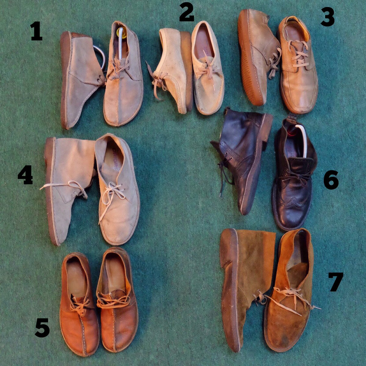 kasut clarks wallabees