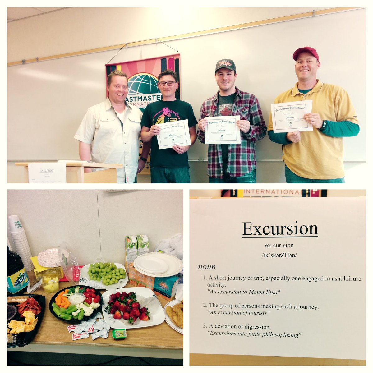 LloydTMClub's tweet photo. Congrats to our 3 new members on getting inducted!! #newmemberinduction #wordoftheday #healthysnacks #lloydtmfamily https://t.co/NRg6seMI8m