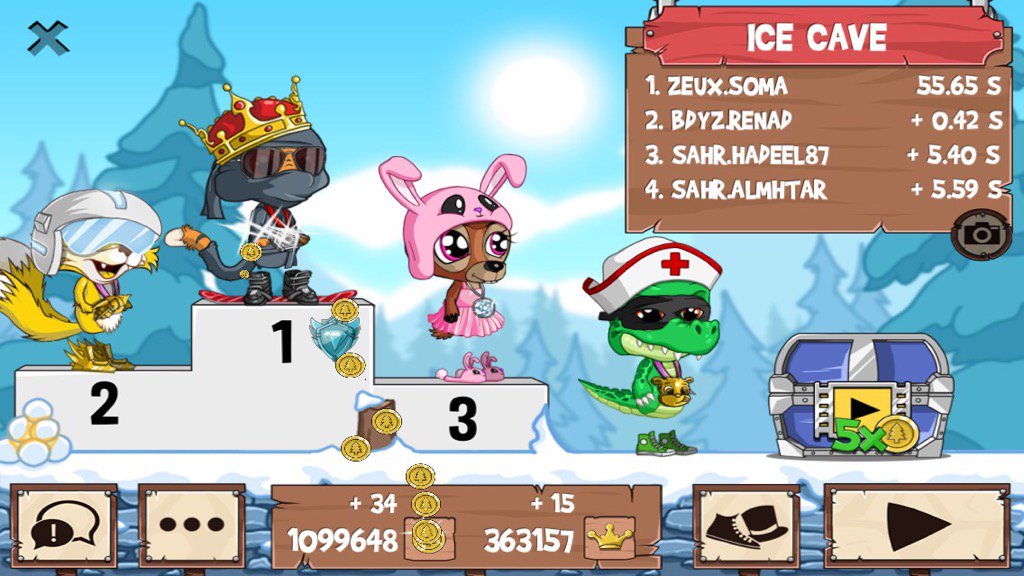 1SOMAx's tweet photo. I just beat a golden fox! #funrun2 #RENAD #hadeel87 #Almhtar https://t.co/Bp13T81JEy