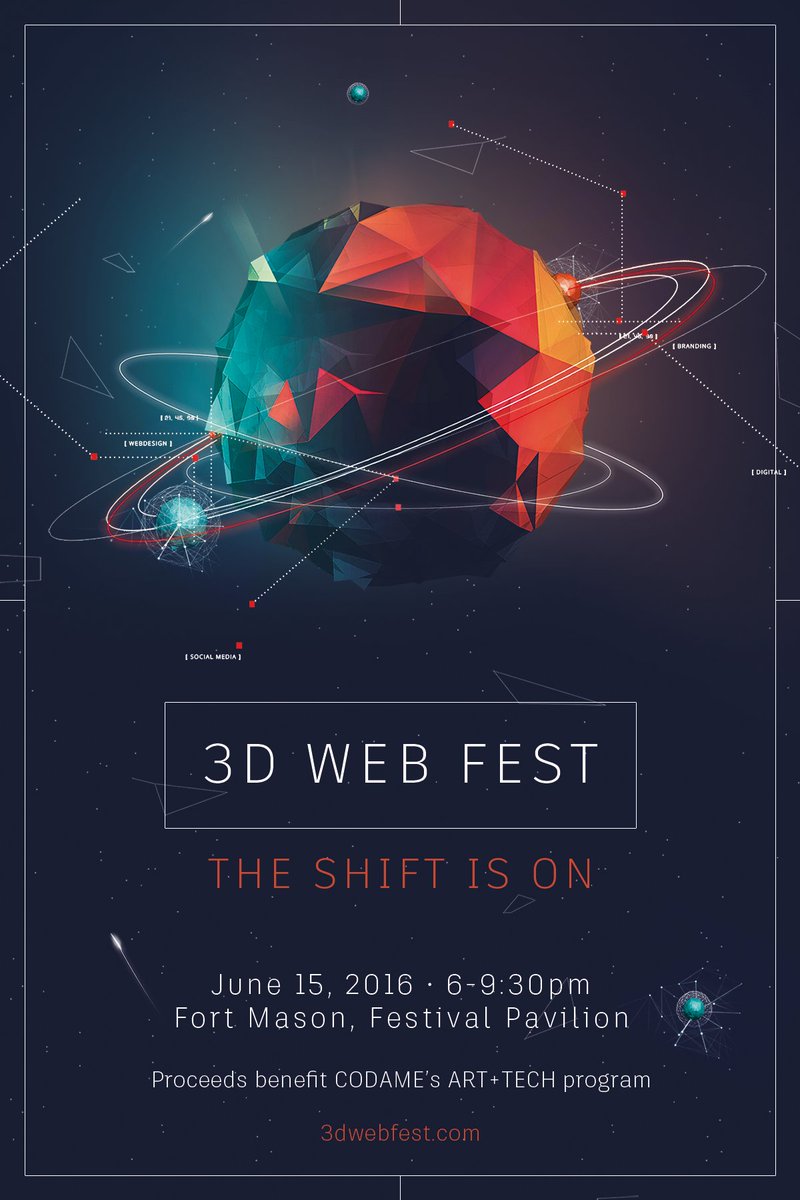 #3dwebfest Only 3 weeks away! We've got a great lineup featuring @thespite @mflux @marpi_ and so many more!