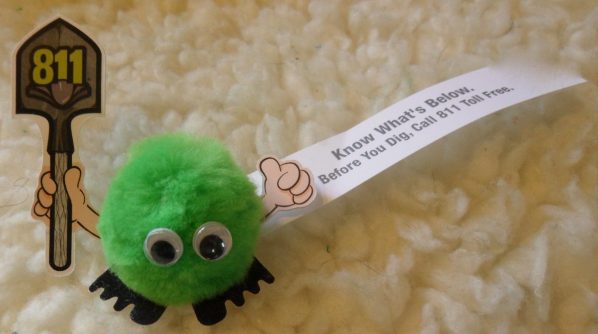 Weepuls's tweet image. Utility companies use Weepuls to promote the 811 "call before you dig" program. #weepuls #EightOneOne