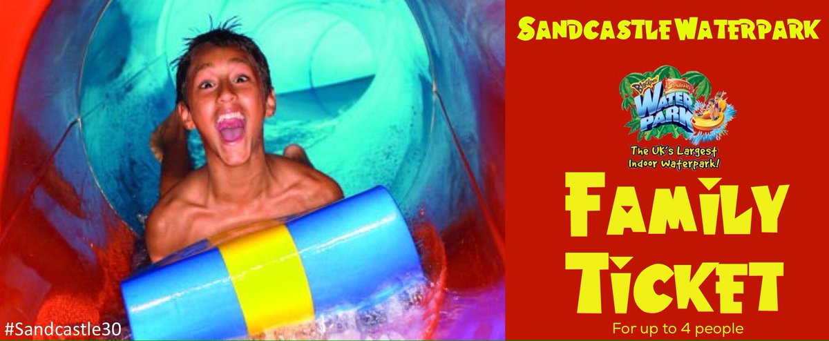 SandcastleWater's tweet photo. Retweet &amp; Quote #Sandcastle30 &amp; you could win a family ticket for 4 to be drawn 1st June.
Happy Birthday #Sandcastle https://t.co/x44oumduHQ