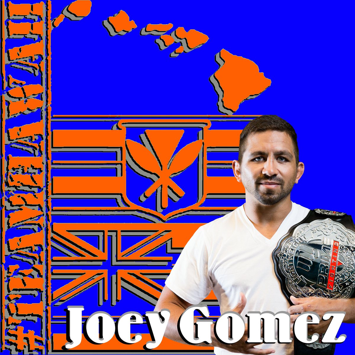 WeAreTeamHawaii's tweet photo. Here's your newly crowned #PrimeFighting Lightweight Champion #JoeyGomez! #RememberTheName #ShowSomeLove #TeamHawaii https://t.co/fpAjDGYQ2B