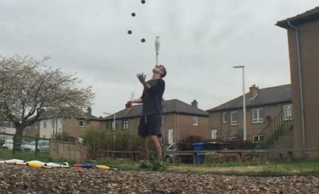 VIDEO: Ace juggler <a href="/lukedavies97/">luke davies</a> is out to break a world record  thesun.uk/6014BqRiu