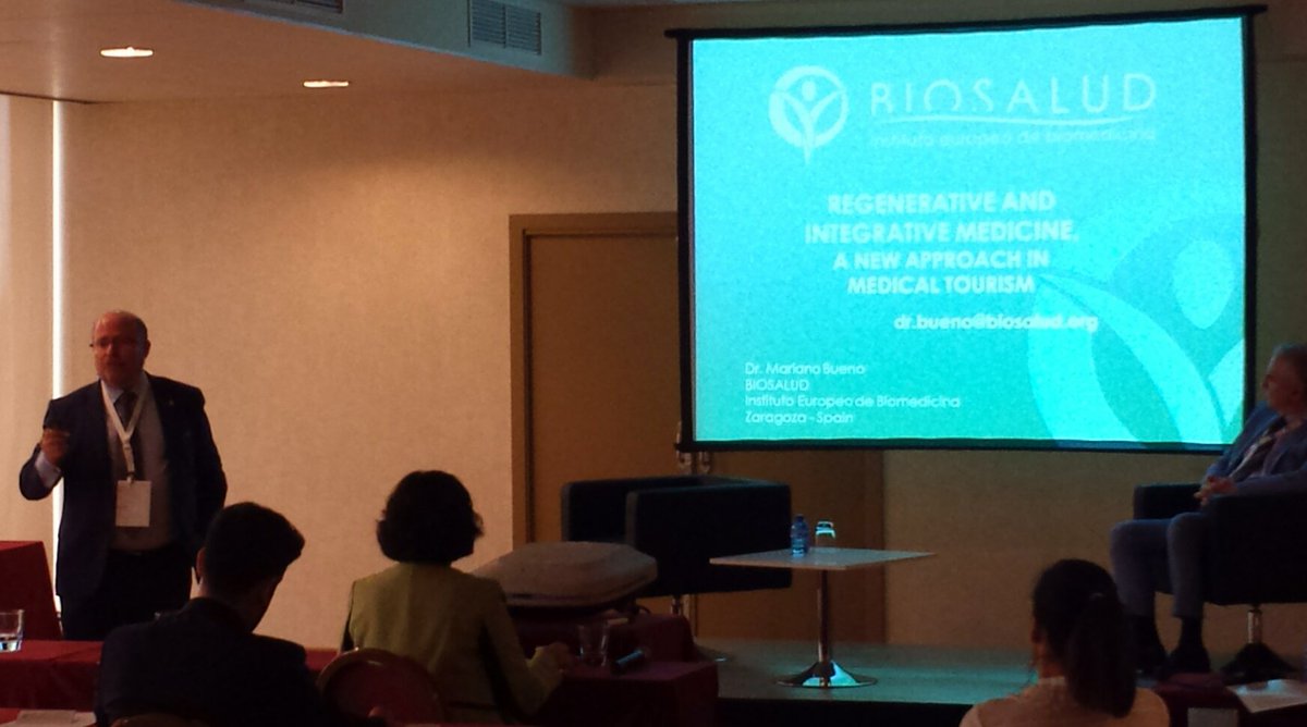 imtjonline's tweet image. Dr Mariano Bueno takes the stage to talk about a new approach to medical tourism #IMTJSummit2016 #parallelsessions
