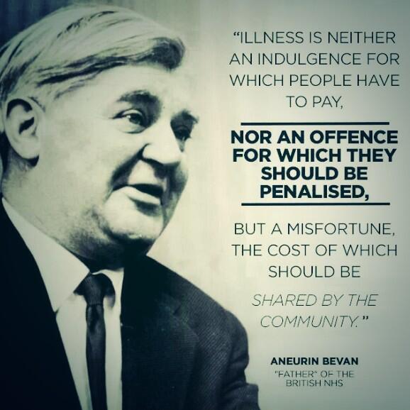PeoplesNHS's tweet photo. We're moving into an era of commercialism & profit coming before care & people. We can't let them steal our #NHS https://t.co/CNhU0YpGQN