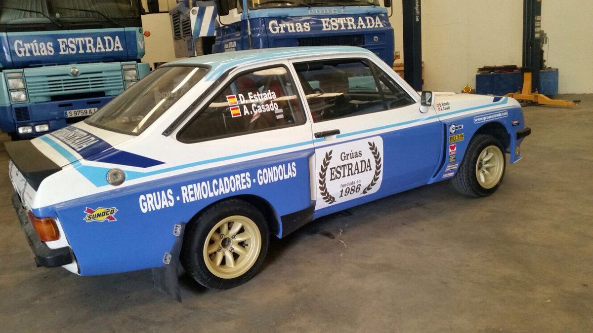 RR2FUELS's tweet photo. Ford Escort MK2,Domingo Estrada en proximo #Rally @RFTrasmiera la mejor #gasolina para #clasicos.www.racingfuel.es https://t.co/l45ADAMb0m
