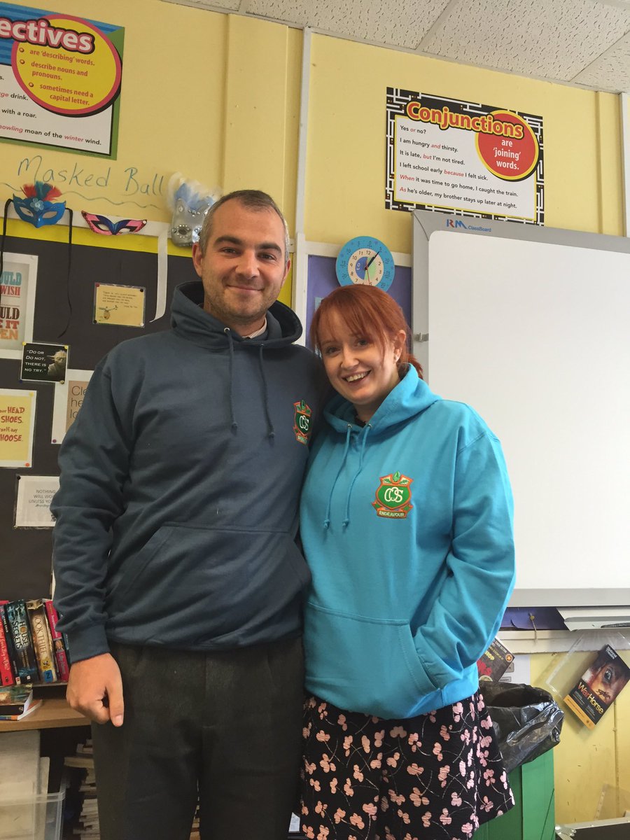 Me and Mrs Edwards (Ginger Ninja) rocking our leavers hoodie! #OnFleek
@OakdaleEnglish
