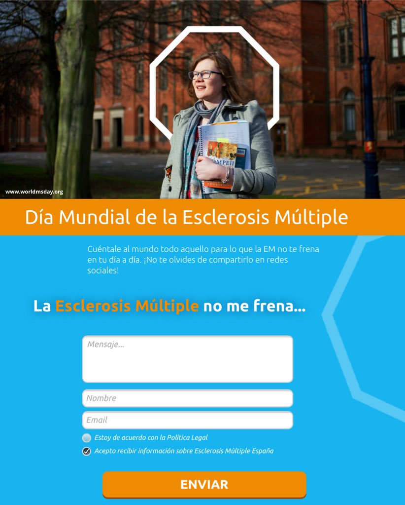 NoInvisibles's tweet photo. Hoy #DiaMundialEsclerosisMultiple
#strongerthanMS #WorldMSDay
Cuenta q la #EM no t frena
https://t.co/fcSkHs6431
#fb https://t.co/P9EOxZh762