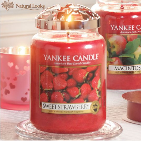 naturallooksph's tweet photo. Sweet Strawberry Yankee Candle - The essence of perfectly ripe strawberries sprinkled with sugar.  #naturallooksph https://t.co/9kRTlIdYIc