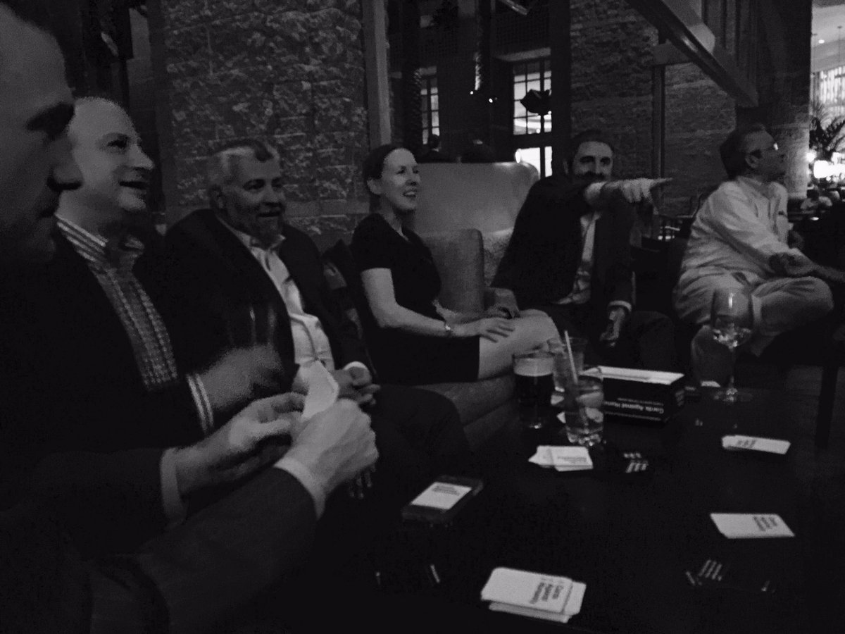 RobTiffany's tweet image. Wrapping up #m6xChange w/ a wholesome game of Cards Against Humanity